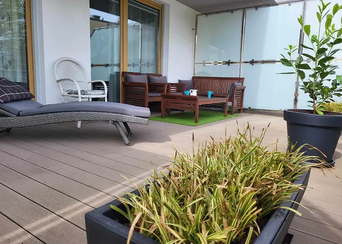 Miodowy Dom Exspanse 2 Lub 3 Z Tarasem I Parkingiem Appartamento *