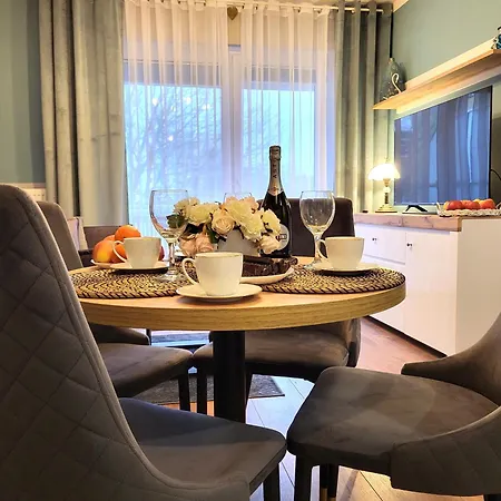 Apartmán Miodowy Dom Exspanse 2 Lub 3 Z Tarasem I Parkingiem