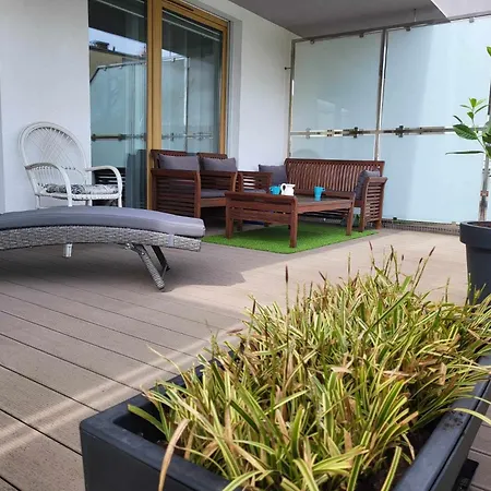 Miodowy Dom Exspanse 2 Lub 3 Z Tarasem I Parkingiem Daire *